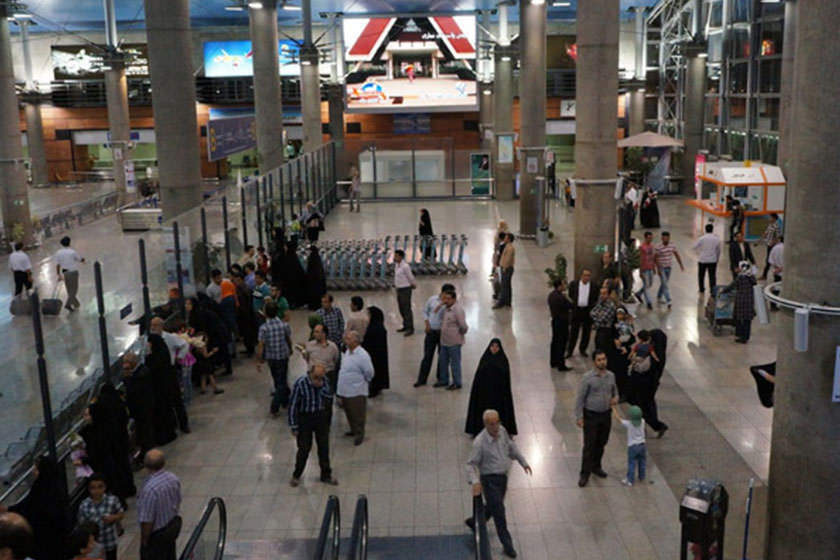 کاهش زمان ایستایی مسافران در فرودگاه امام خمینی