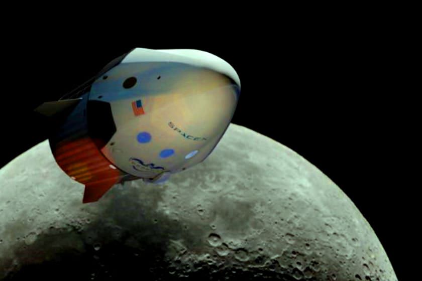 سفر دو گردشگر به ماه با سفینه خصوصی، بلندپروازی دوباره اسپیس ایکس