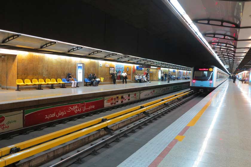 حادثه در ایستگاه متروی طرشت تهران
