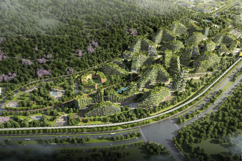 بزرگترین شهر جنگلی جهان در چین ساخته می‌شود