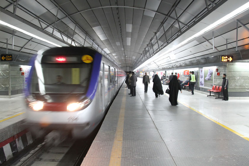 سرویس دهی در خط ۷ مترو تهران افزایش یافت