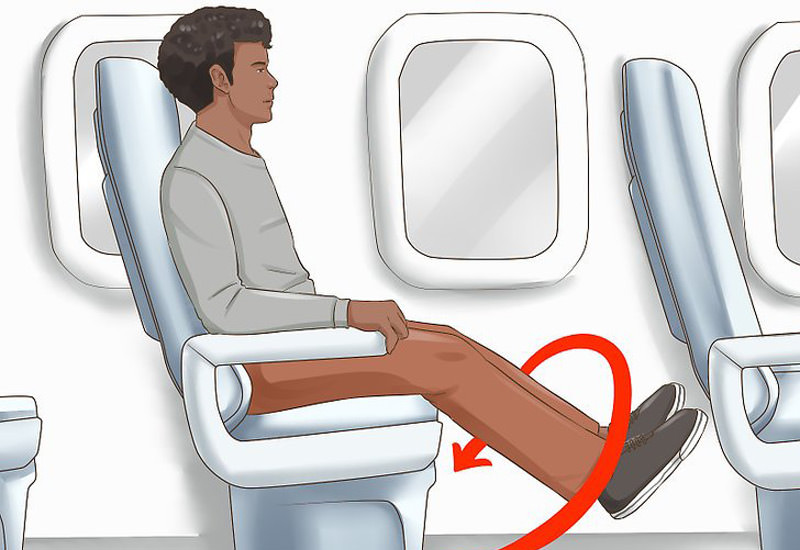 آموزش پیشگیری از لخته شدن خون در هواپیما