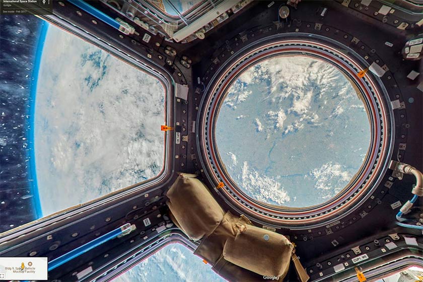 تماشای ایستگاه فضایی بین‌المللی با گوگل مپ استریت ویو