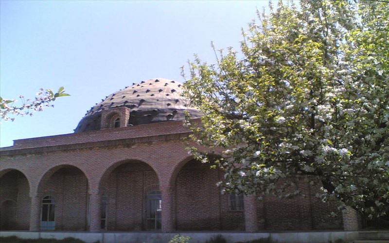 گنبد خشتی مسجد حمامیان بوکان 