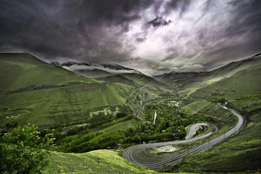 مازندران-جاده چالوس 