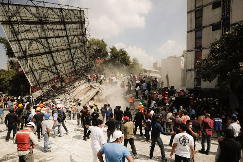 زلزله ۷.۱ ریشتری در مکزیکوسیتی
