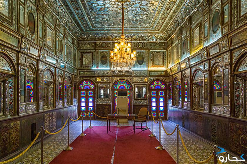 عمارت بادگیر کاخ گلستان؛ محل تاج‌ گذاری مظفرالدین شاه 