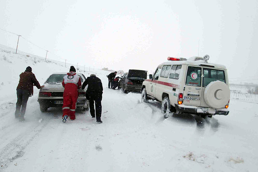 برف و کولاک در ۱۲ استان کشور در ۴۸ ساعت گذشته