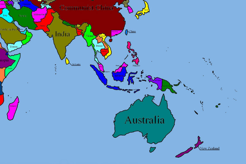 استرالیا در کدام قاره است؟