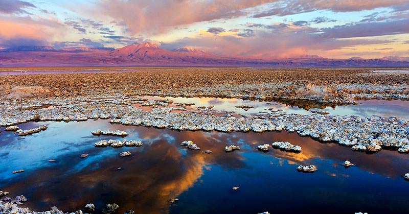 دریاچه ها در مناطق بیابانی شیلی