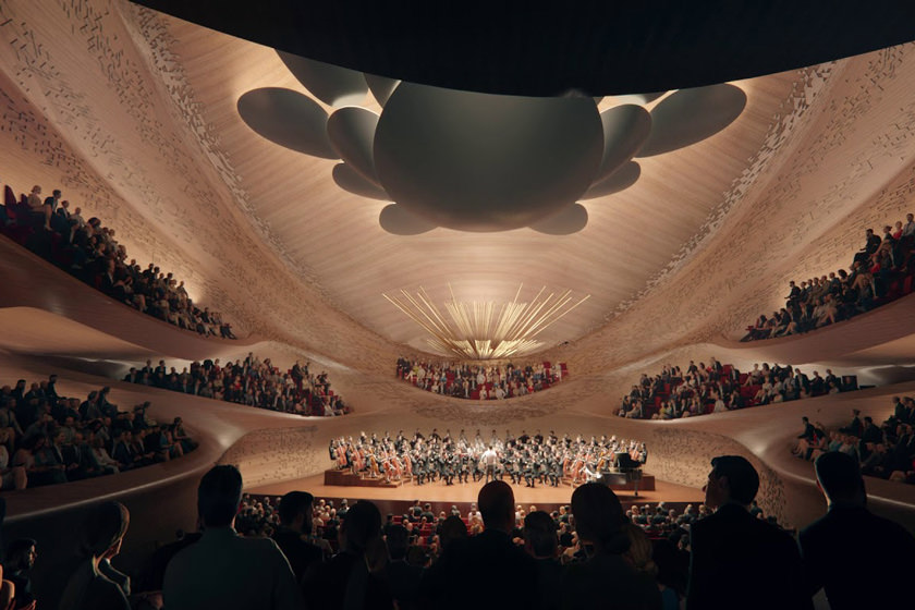  سالن کنسرتی به شکل موج صدا در روسیه ساخته می‌شود