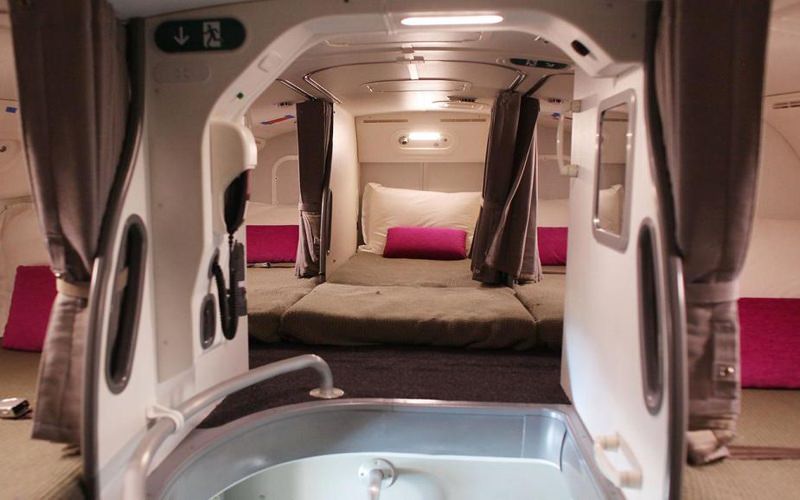 اتاق خواب مخفی هواپیما