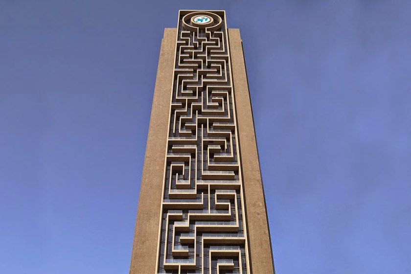 بزرگترین هزارتوی عمودی جهان، دستاورد جدید معماری در دبی