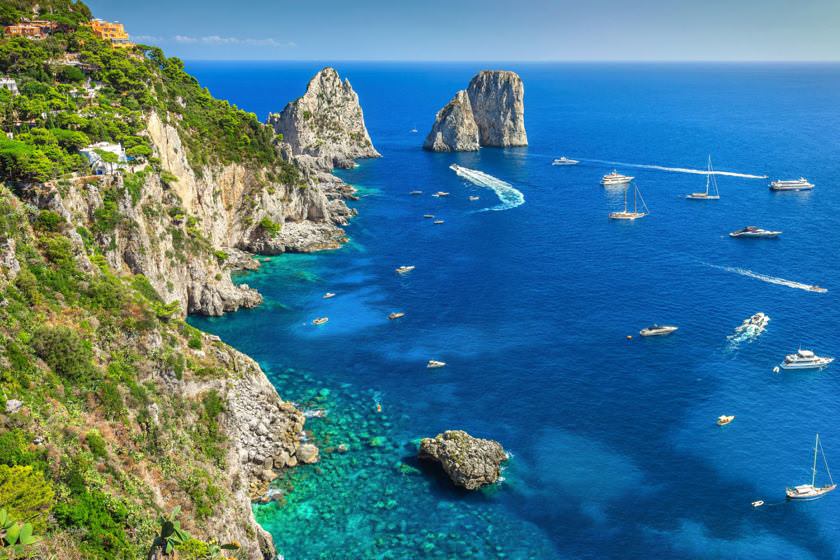 تماشا کنید؛ جزیره کاپری در ایتالیا از منظری متفاوت