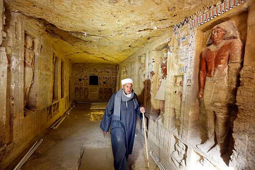 کشف مقبره جدید با قدمت بیش از ۴ هزار سال در قاهره