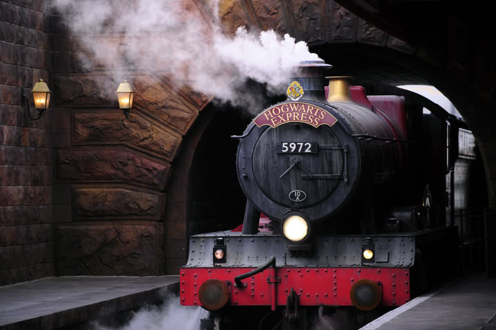 The Hogwarts Express train