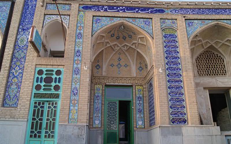 ورودی و سردر مسجد جامع قاضی