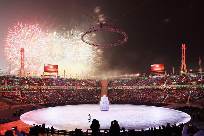 نگاهی به مراسم افتتاحیه بازی های المپیک زمستانی پیونگ چانگ 2018