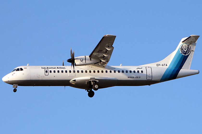 هواپیمای ATR تهران به یاسوج در سمیرم سقوط کرد