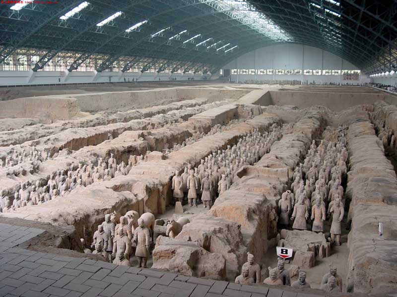 موزه ارتش سفالین، چین