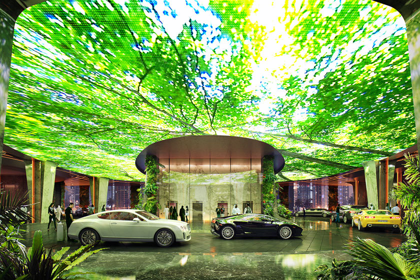 اولین هتل جهان با جنگل های بارانی در دبی 