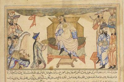 نمایش کتابی به قدمت ۴۰۰ سال به نام «جامع التواریخ» در کاخ گلستان