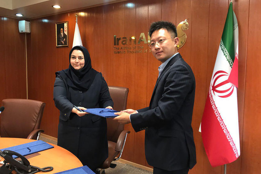 نخستین تفاهم نامه همکاری بین ایران ایر و شركت چینی