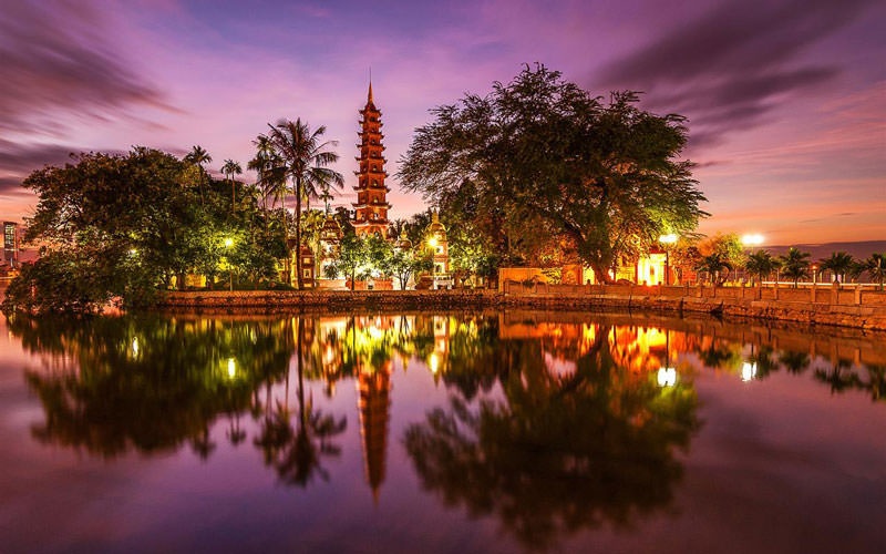 معبد چوآتران کواک (Trấn Quốc Pagoda)