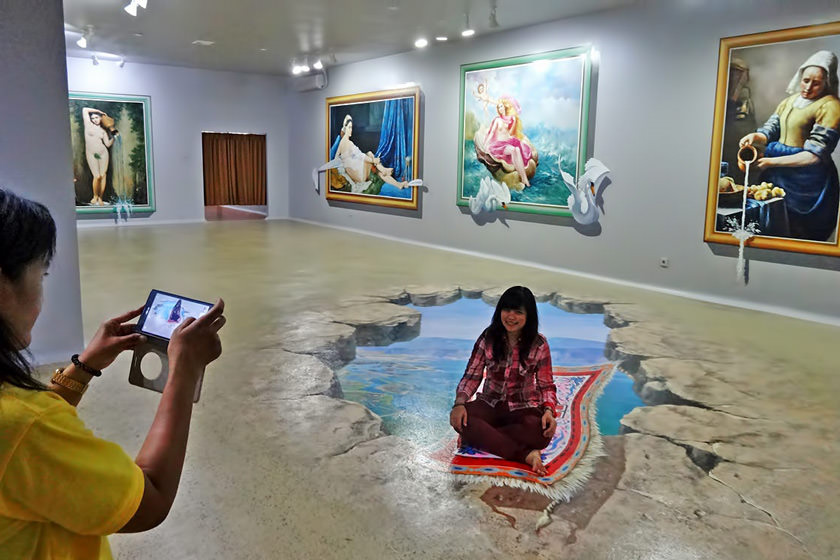 موزه سه بعدی حوزه رویا در اندونزی؛ جایی برای معتادان سلفی و عکاسی