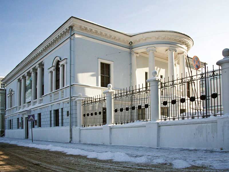 منظره برفی موزه هنری نیژگوردوسکی (The Nizhegorodsky State Art Museum)