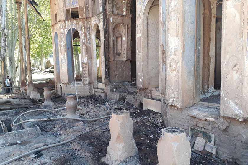  عاملان آتش سوزی در عمارت سرهنگ آباد مورد پیگرد قانونی قرار می‌گیرند