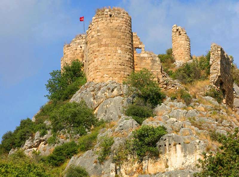 قلعه پاموکاله در ارتفاعات ترکیه (Pamukkale Castle)