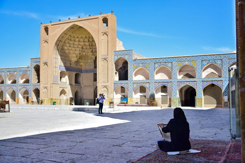 مسجد جامع اصفهان از نگاه سفرنامه نویسان خارجی