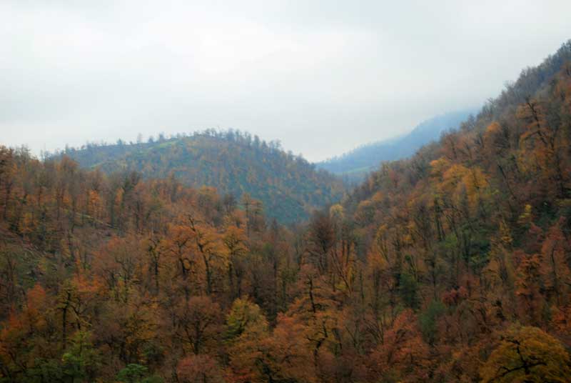 منظره پاییزی ارتفاعات تالش (Talysh Mountains)