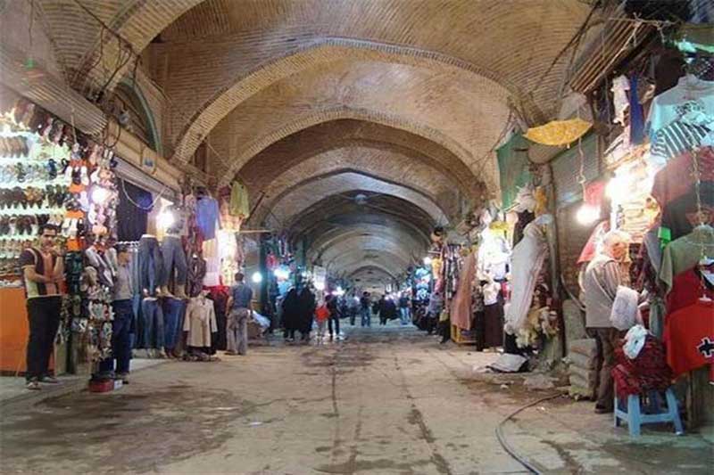 حجره ها و مغازه های بازار ساوه