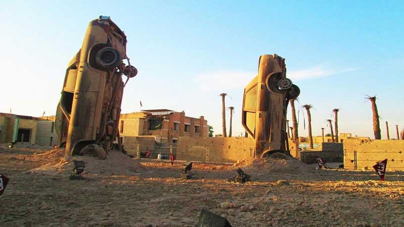  خودروهای منفجر شده موزه جنگ خرمشهر
