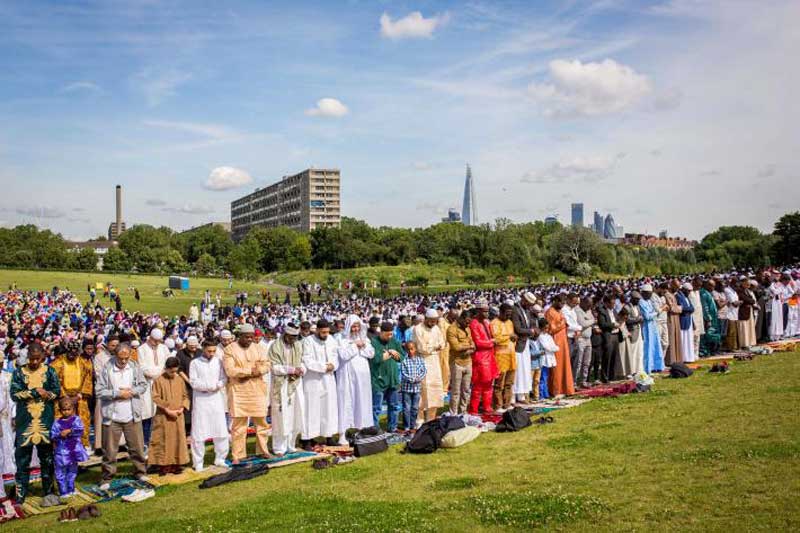 نماز عید فطر در انگلستان