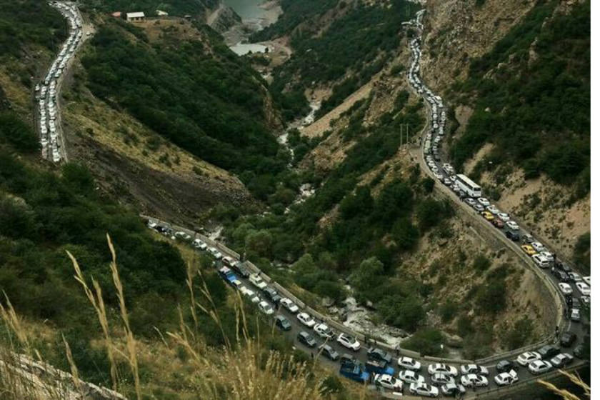 وضعیت ترافیک جاده‌های کشور 