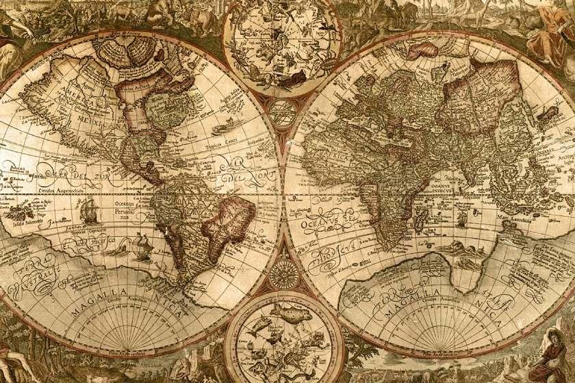 اولین نقشه های جهان، گنجینه های تاریخی