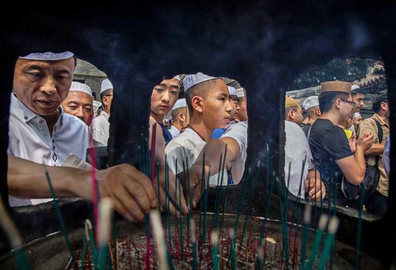 مسلمانان چین در نماز عید فطر
