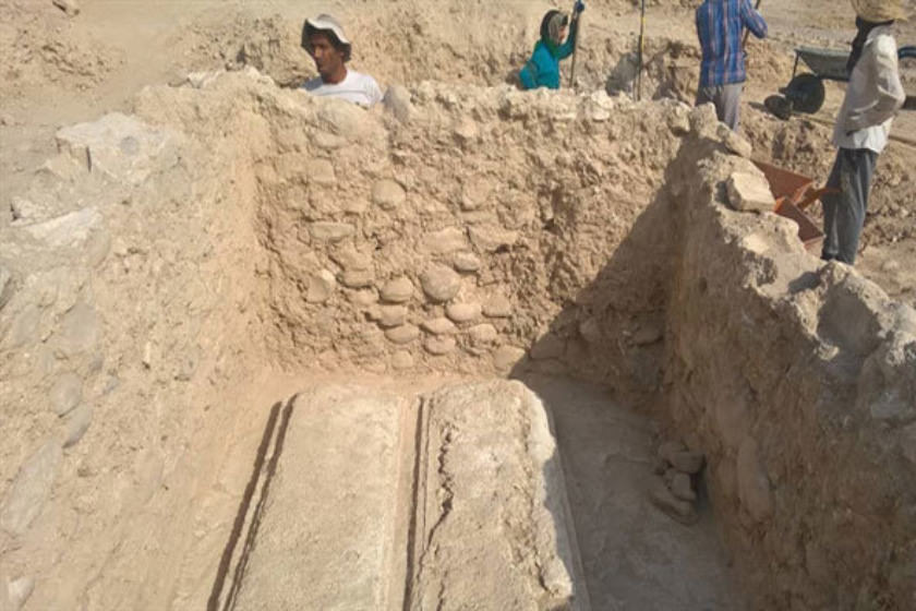 کشف یک مسجد تاریخی در ارجان بهبهان
