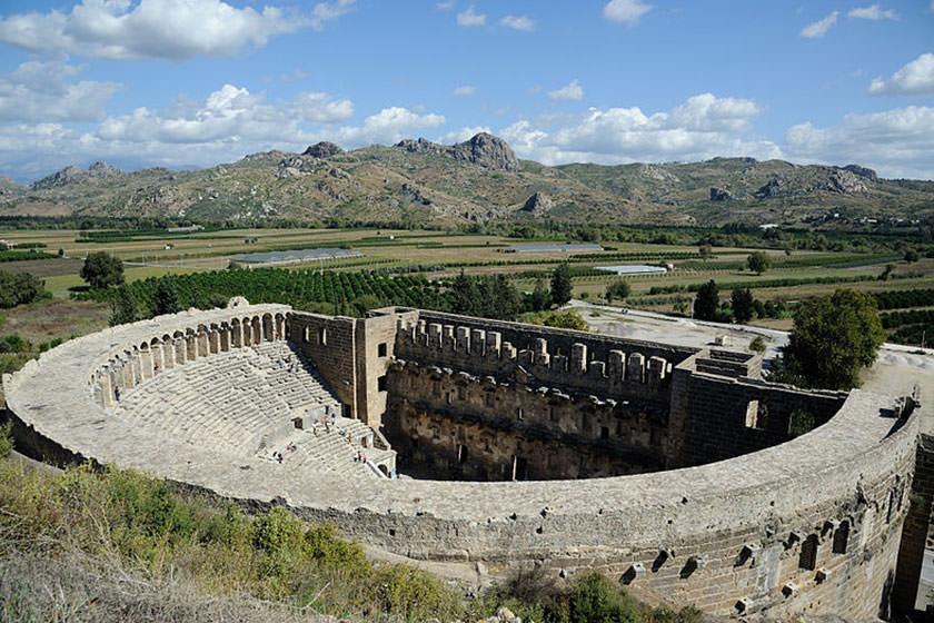 از شهر باستانی آسپندوس در آنتالیای ترکیه بیشتر بدانید