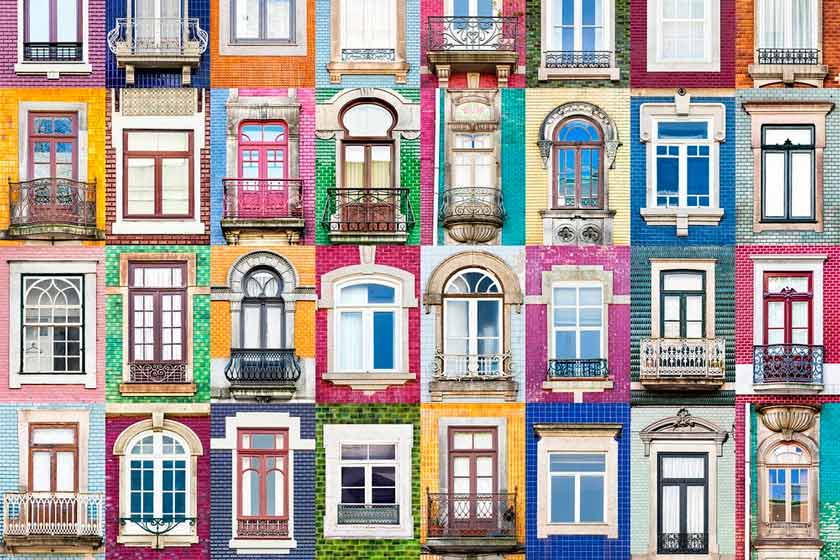 پنجره های ساختمان های دنیا؛ دریچه‌ای به سوی رنگ و هویت متفاوت