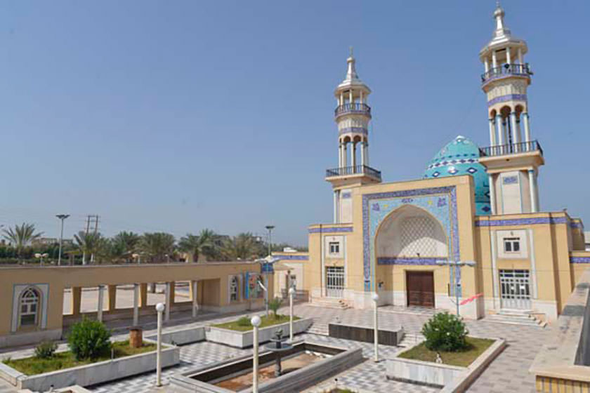 مسجد جامع ابوموسی؛ مسجدی زیبا در دورترین نقطه ایران