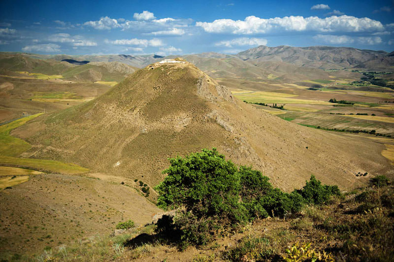 عکس هوایی از تپه زیویه