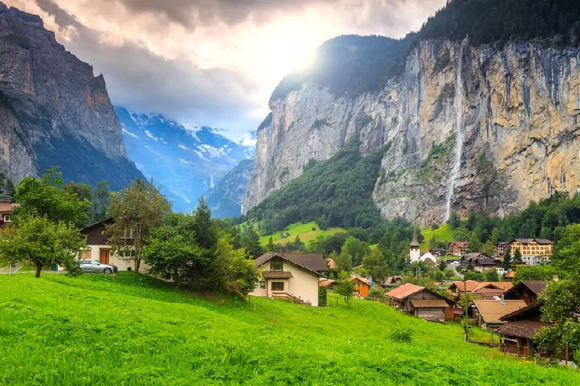 تماشا کنید؛ طبیعت سوئیس از  منظری متفاوت
