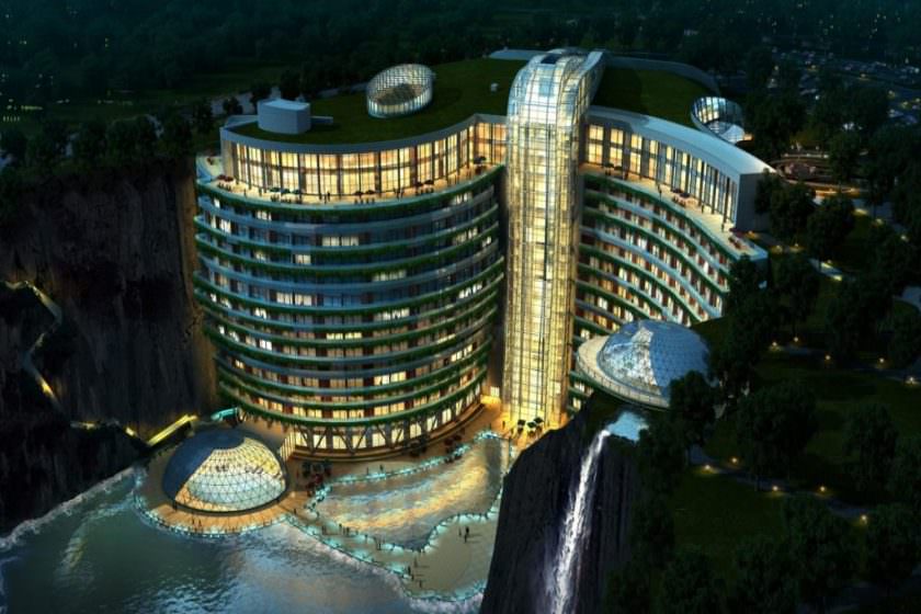 هتل زیر آبی شانگهای واندرلند؛ هتلی با طرحی نامتعارف