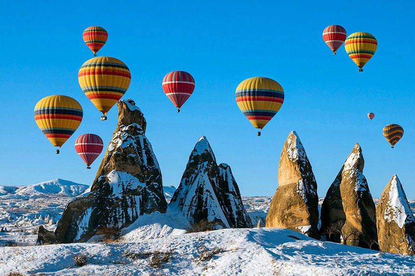 تماشای ۷ مکان فوق العاده دنیا با بالون هوای گرم