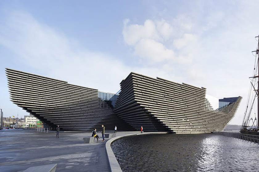 موزه ای به شکل صخره ساحلی در اسکاتلند افتتاح می‌‌شود
