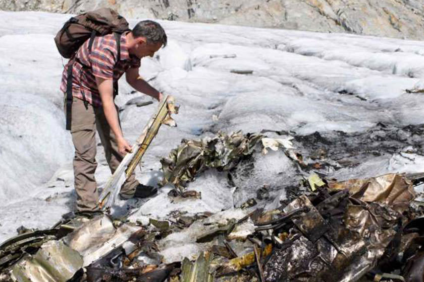 لاشه هواپیمای آمریکایی بعد از ۷۲ سال پیدا شد